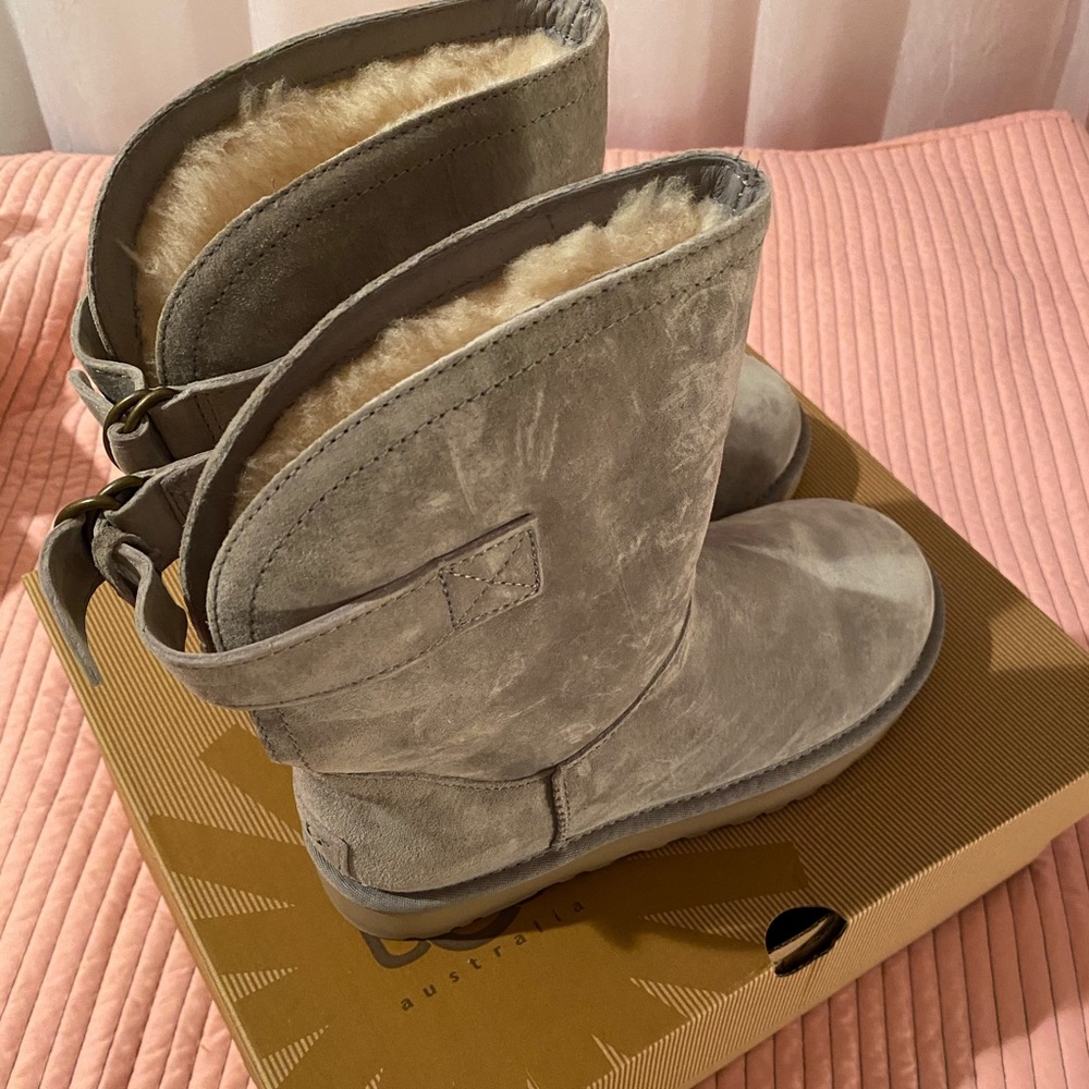 Gray Suede UGG Boots